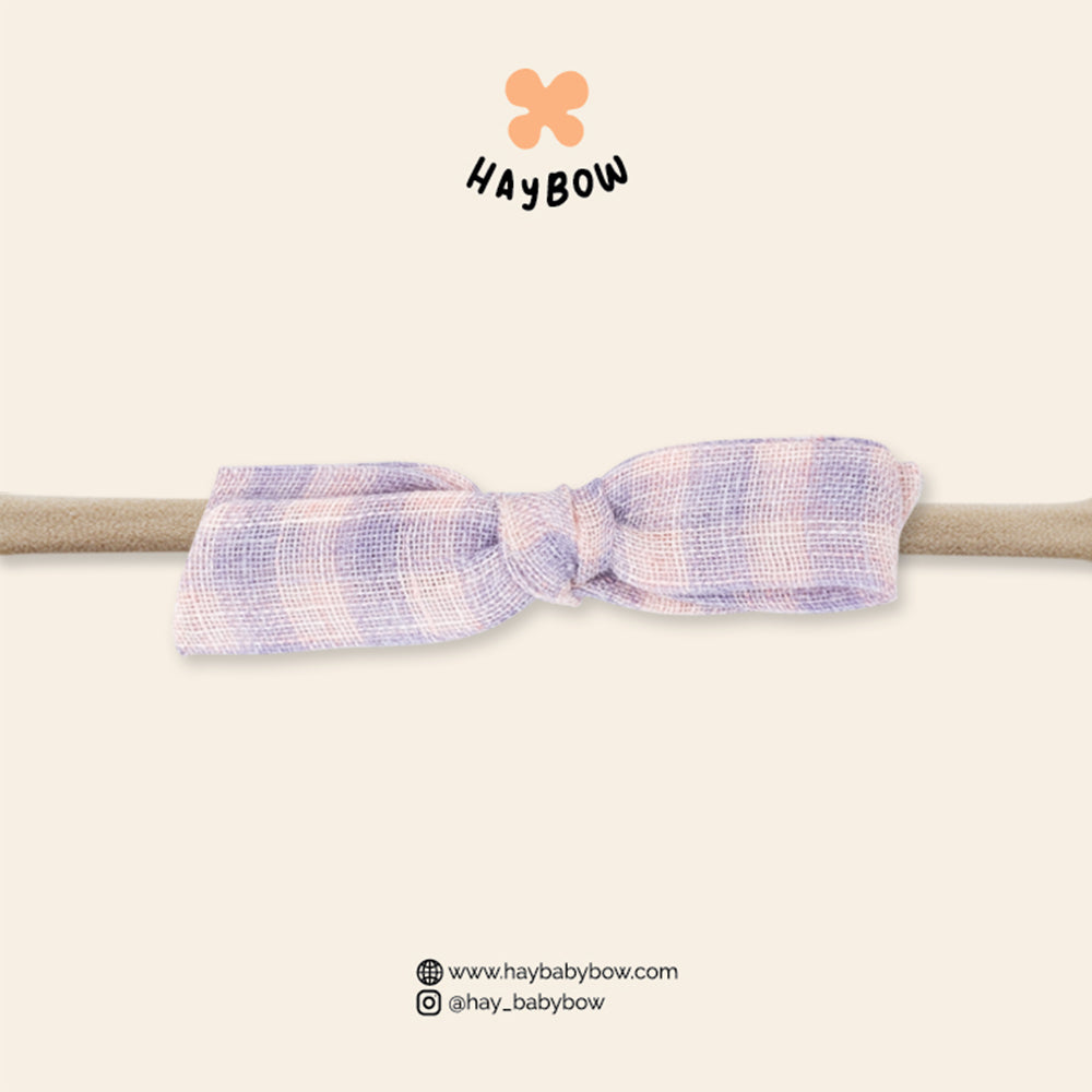 Gingham Mermaid – Classic Knot Bow