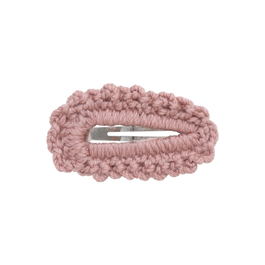 Dusty Rose - Knitted Clip