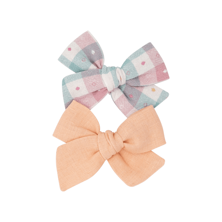 Cotton Candy – Petit Pinwheel Bow Set