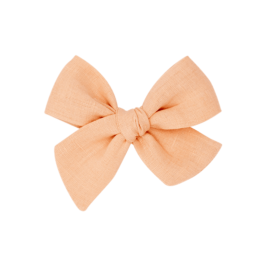 Peach – Large Pinwheel Bow