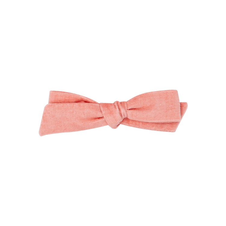 Pink Velvet – Classic Knot Bow