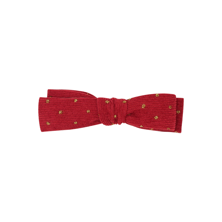 Maroon Corduroy - Classic Knot Bow