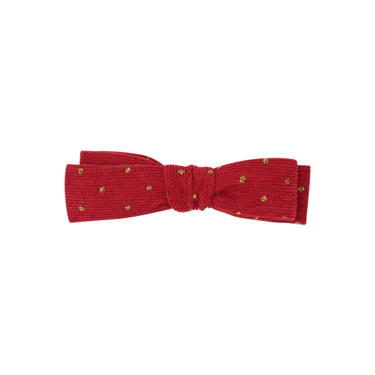 Maroon Corduroy - Classic Knot Bow